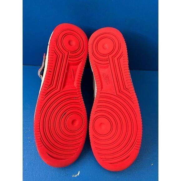 Nike Air Force 1 Mid '07 Denim Gum Hi Top Sneakers Men's Size US 9.5 Y2K 315123- - Picture 5 of 6